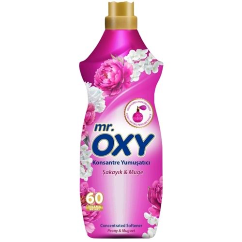 Mr Oxy Konsantre Yumuşatıcı Şakayık & Müge 60Yıkama 1440ml*9ad