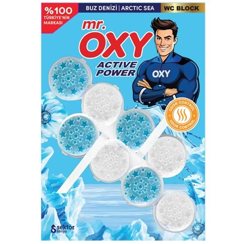 Mr Oxy Wc Blok Buz Denizi 2x50gr*12ad
