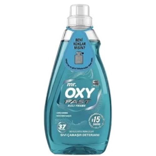 Mr Oxy Hızlı Yıkama 15dk Beyaz & Renkli 37Yıkama 1480ml*6ad