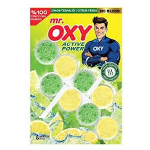 Mr Oxy Wc Blok Limon Ferahlığı 2x50gr*12ad