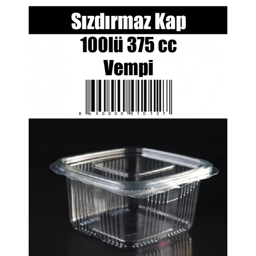 Megastar 375cc Sızdırmaz Kap V03/E 100lü*10pk
