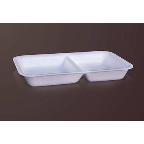 Ema CVS16B İki Bölmeli Köpük Tabak 150lü