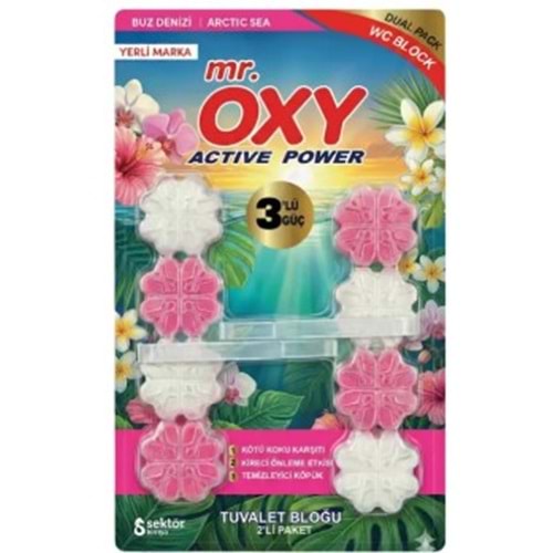 Mr Oxy Wc Blok Tropik Esinti 2x50gr*12ad