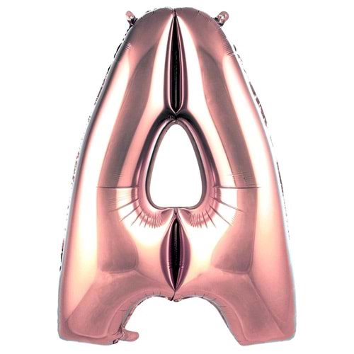 İkm Harfler 40Inc Folyo Balon Rosegold A