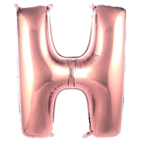 İkm Harfler 40Inc Folyo Balon Rosegold H