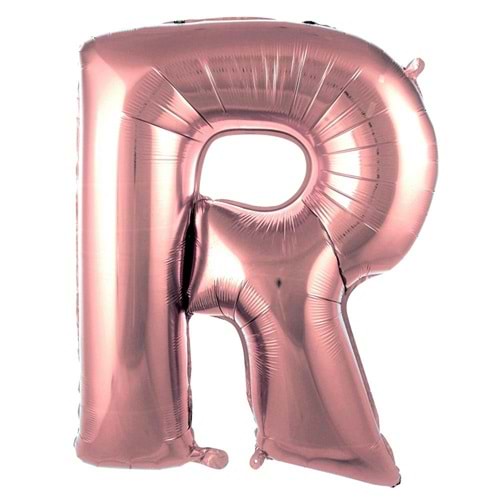 İkm Harfler 40Inc Folyo Balon Rosegold R
