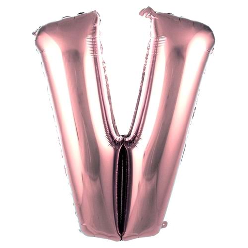 İkm Harfler 40Inc Folyo Balon Rosegold V