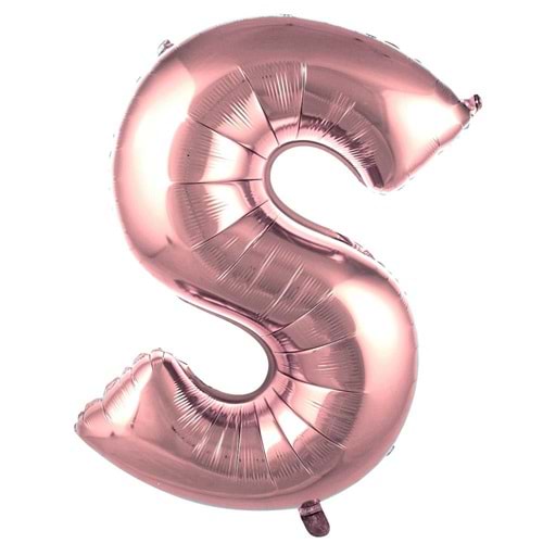 İkm Harfler 40Inc Folyo Balon Rosegold S
