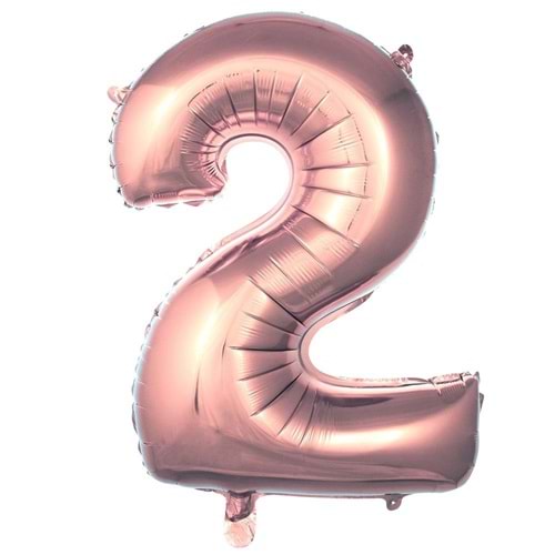 İkm Rakamlar 40Inc Folyo Balon Rosegold 2
