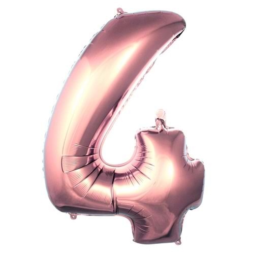 İkm Rakamlar 40Inc Folyo Balon Rosegold 4