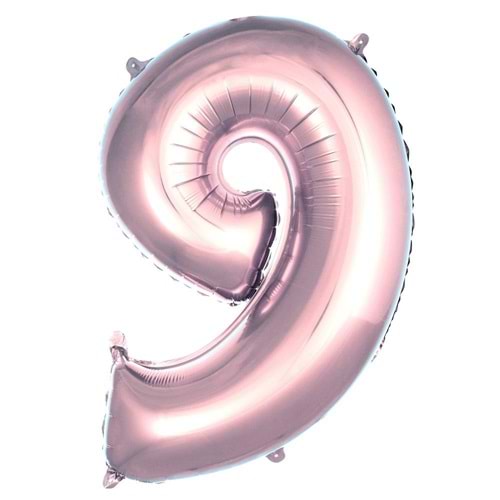 İkm Rakamlar 40Inc Folyo Balon Rosegold 9