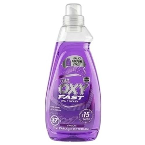 Mr Oxy Hızlı Yıkama 15dk Siyahlar 37Yıkama 1480ml*6ad