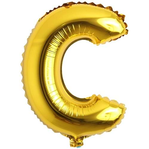 Rps Folyo Harf Balon Gold 'C' 16 Inc