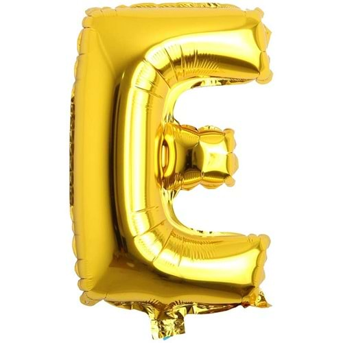 Rps Folyo Harf Balon Gold 'E' 16 Inc