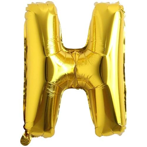 Rps Folyo Harf Balon Gold 'H' 16 Inc