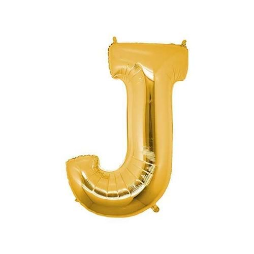 Rps Folyo Harf Balon Gold 'J' 16 Inc