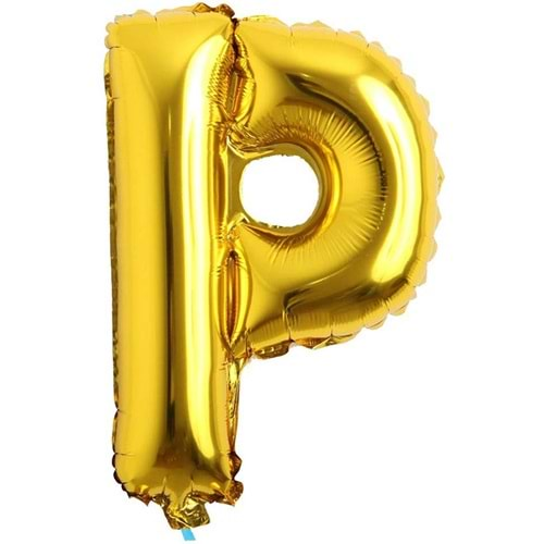 Rps Folyo Harf Balon Gold 'P' 16 Inc