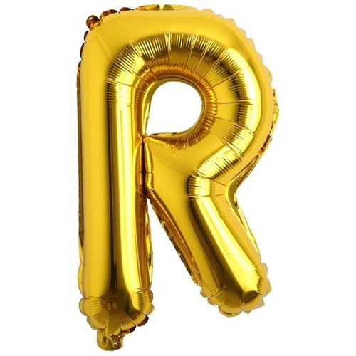 Rps Folyo Harf Balon Gold 'R' 16 Inc