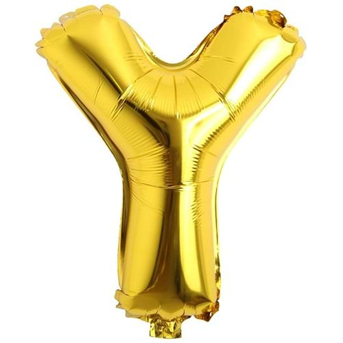 Rps Folyo Harf Balon Gold 'Y' 16 Inc