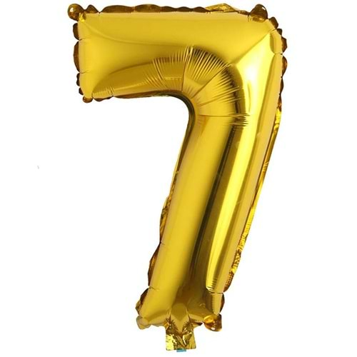 Rps Folyo Rakam Balon Gold '7' 16 Inc