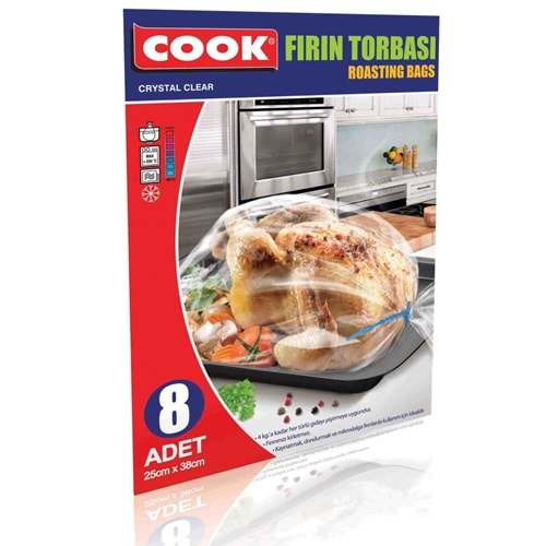 Cook Fırın Torbası (25*38) 8li *50