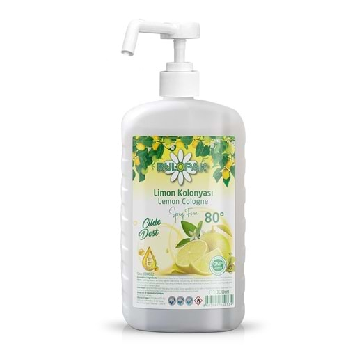 Rulopak Sprey Limon Kolonyası 1000 ml R800022