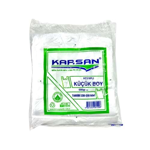 Karsan ŞEFFAF Hesaplı Küçük Boy Orjinal Atlet Poşet 230-250Adet