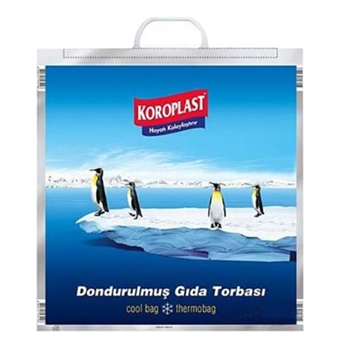 Koroplast 50x52 cm Kilitli Dondurulmuş Gıda Torbası