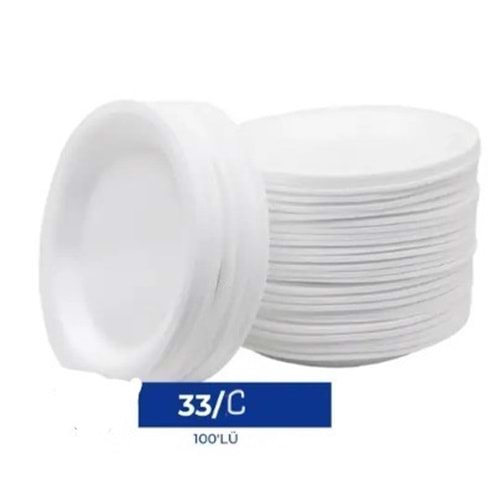 Ema CVS33C 23cm Köpük Tabak 100lü K*6