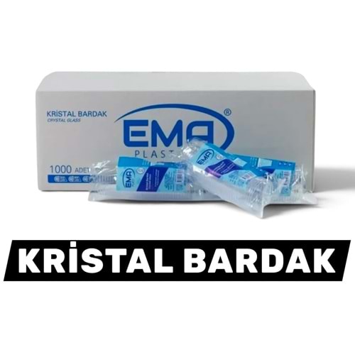 Ema Kristal Cup Bardak 25li*40pk