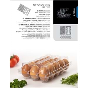 Pack Form 15li Yumurta Viyolü K:300 PF0648