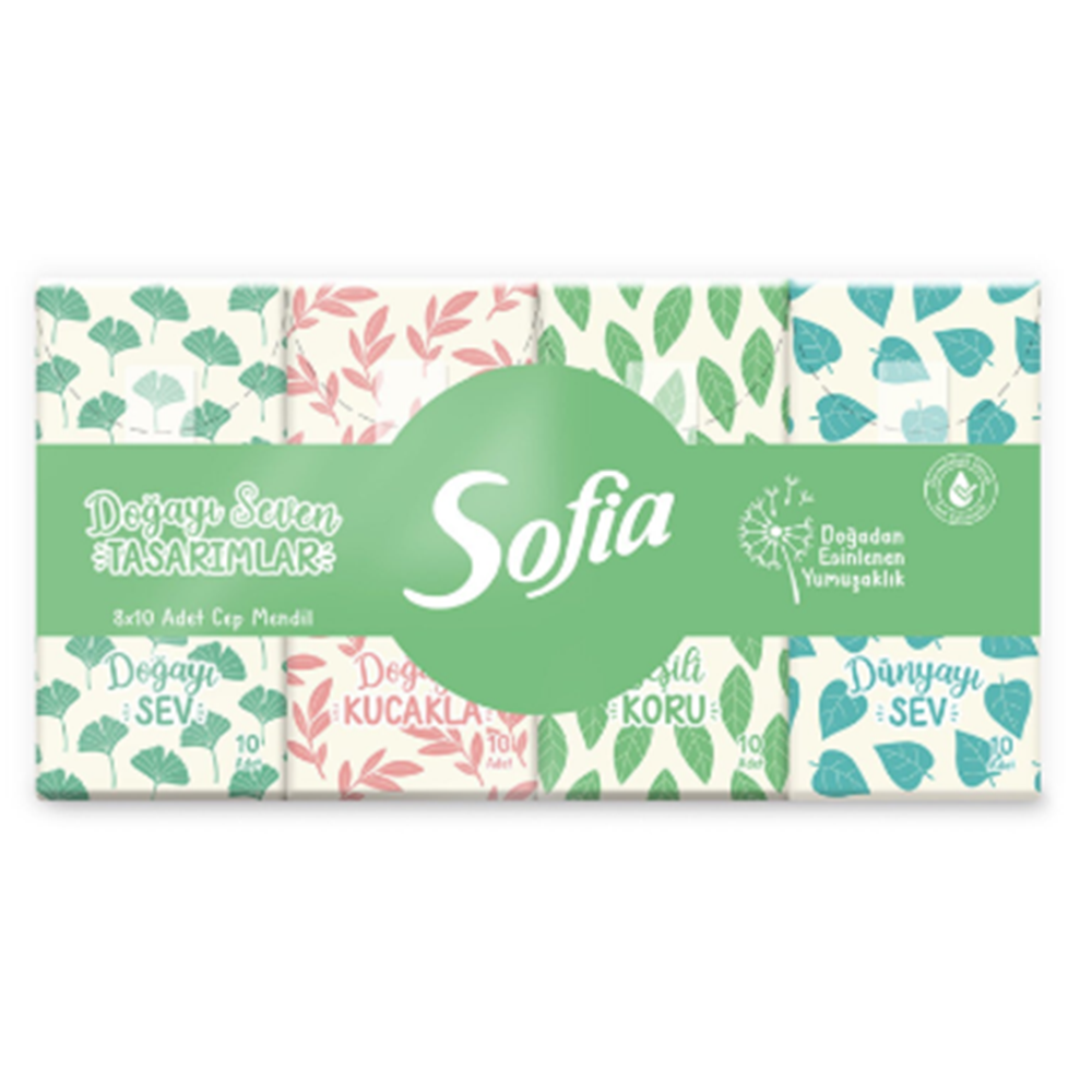 Sofia Cep Mendil 8li*18pk