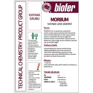 Biofer Morbum Kaynak Sarılık Giderici 750ml