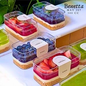 Cebeci Kristal 300ml Dikdörtgen Kase GK12 Paket:10lu/Koli:190