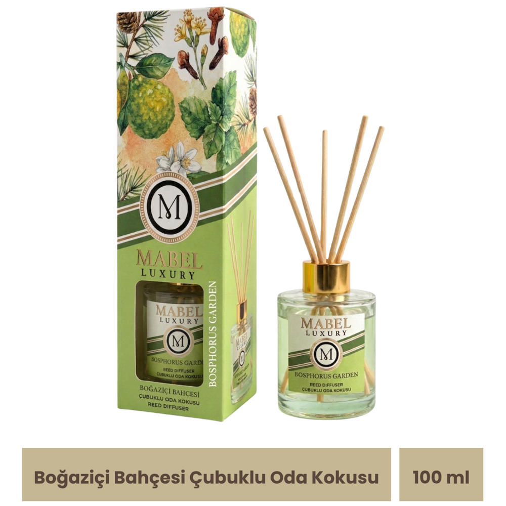 Mabel Luxury Boğaziçi Bahçesi/Bosphorus Garden Çubuklu Oda Kokusu 100ml
