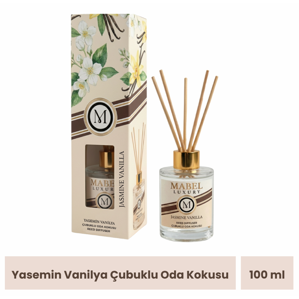 Mabel Luxury Yasemin Vanilya Çubuklu Oda Kokusu 100 ml