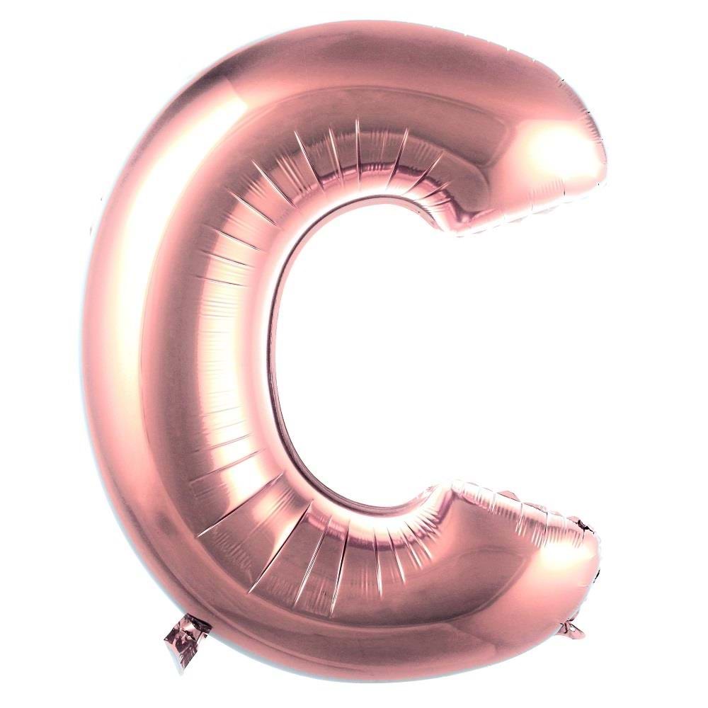 İkm Harfler 40Inc Folyo Balon Rosegold C