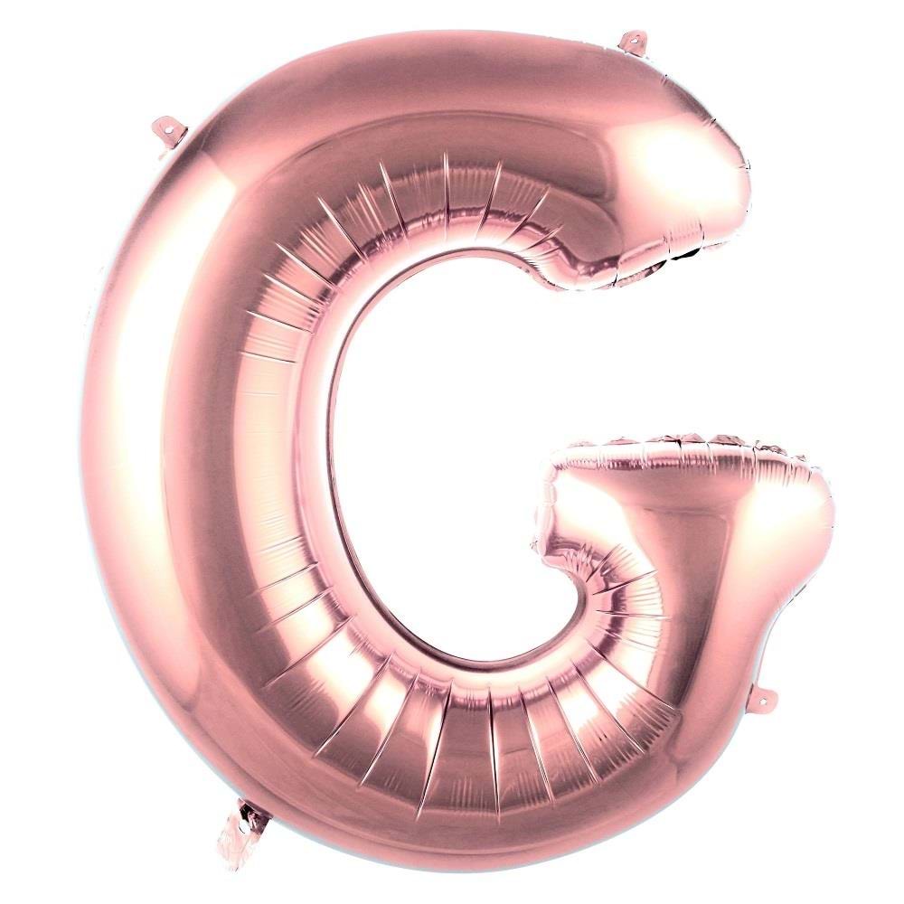 İkm Harfler 40Inc Folyo Balon Rosegold G