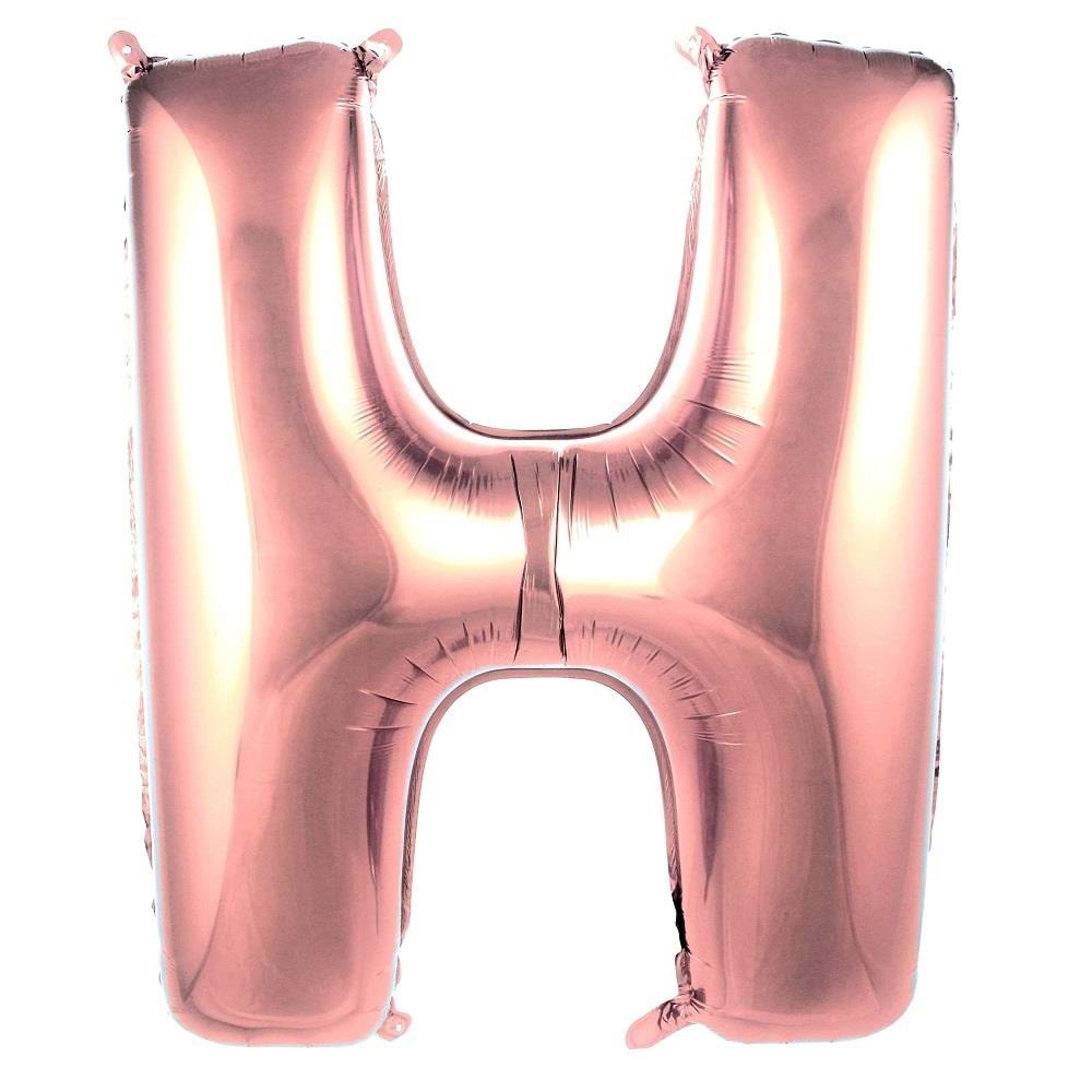 İkm Harfler 40Inc Folyo Balon Rosegold H