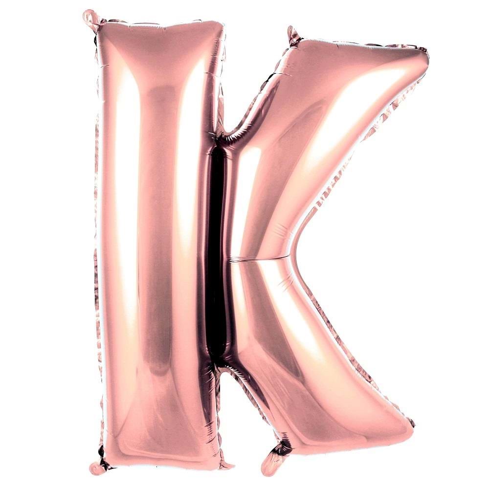 İkm Harfler 40Inc Folyo Balon Rosegold K
