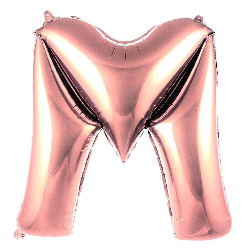 İkm Harfler 40Inc Folyo Balon Rosegold M