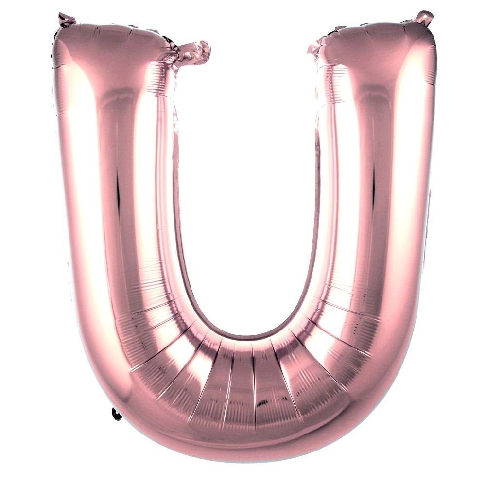 İkm Harfler 40Inc Folyo Balon Rosegold U