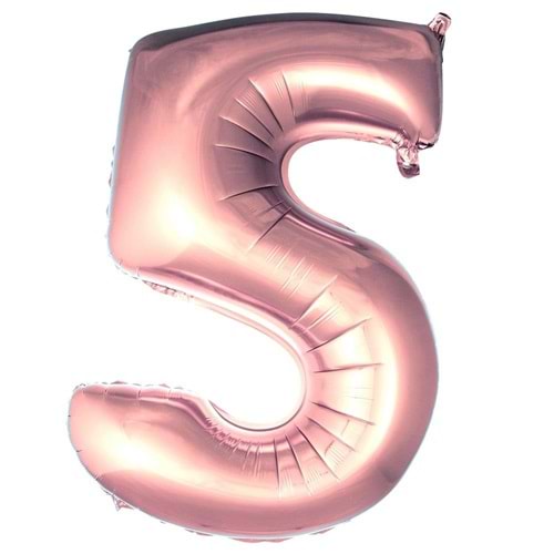İkm Rakamlar 40Inc Folyo Balon Rosegold 5