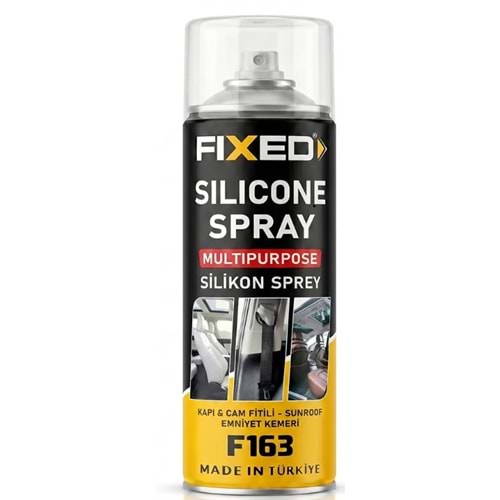 Sgs Fıxed (Kapı/Cam Fitil/Sunruoof/Emniyet Kemeri) Silikon Sprey 400ml F163