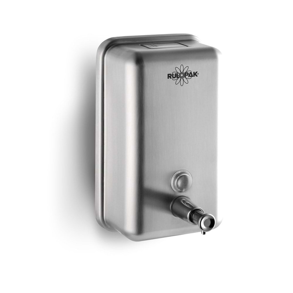Rulopak Paslanmaz Sıvı Sabunluk 1000ml Mat 403502