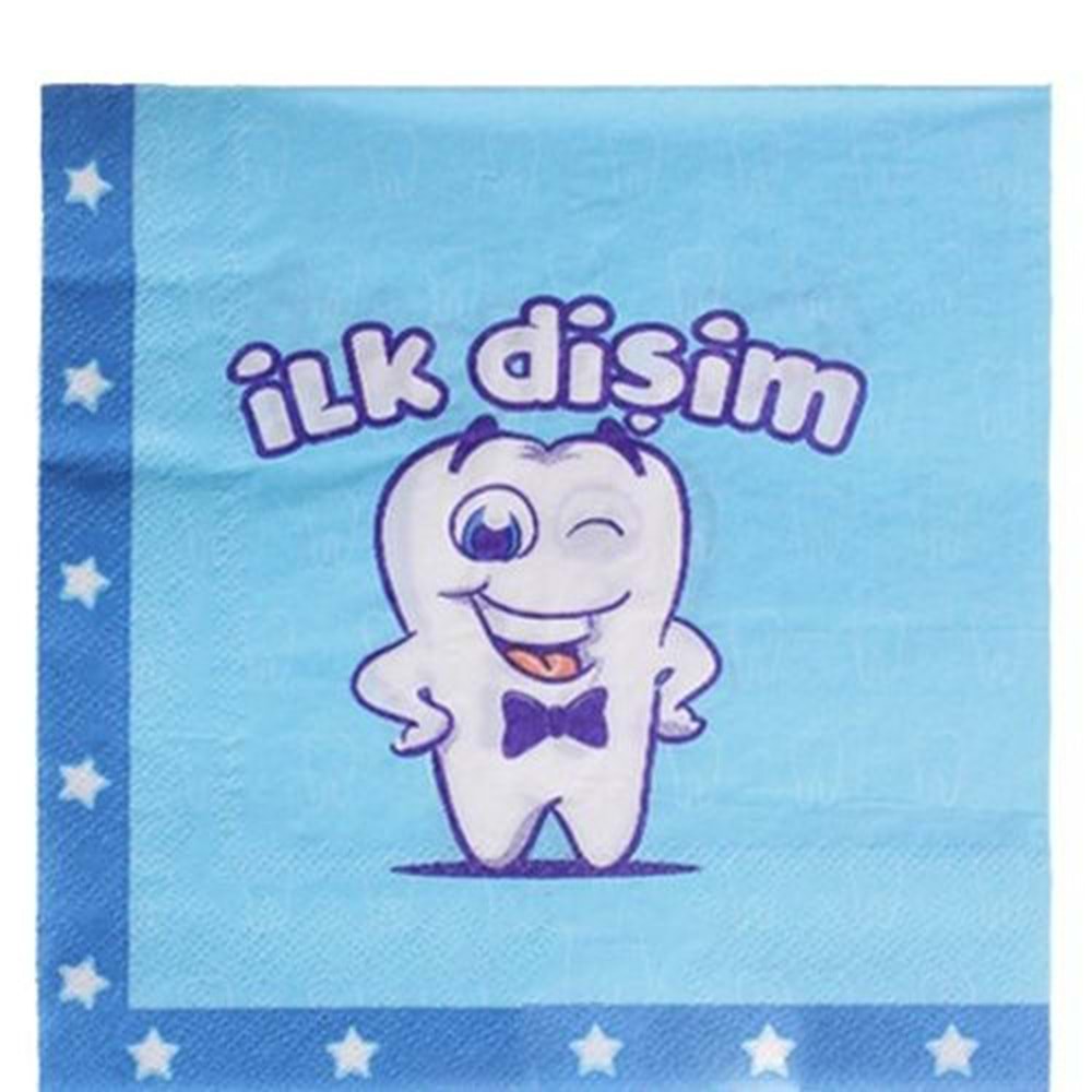 Roll-Up Party Dreams İlk Dişim Peçete Mavi
