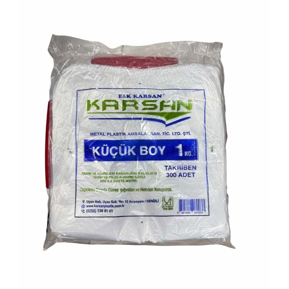 Karsan Şeffaf Küçük Boy Atlet Poşet