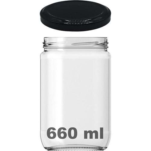 Cam 660cc Kavanoz Güral (K*33)(K*30)