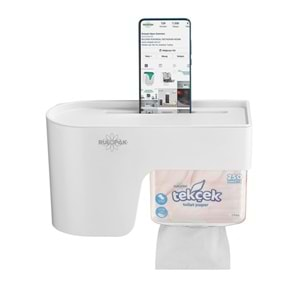 Rulopak Multitask Tuvalet Kağıdı Dispenseri Beyaz R303528